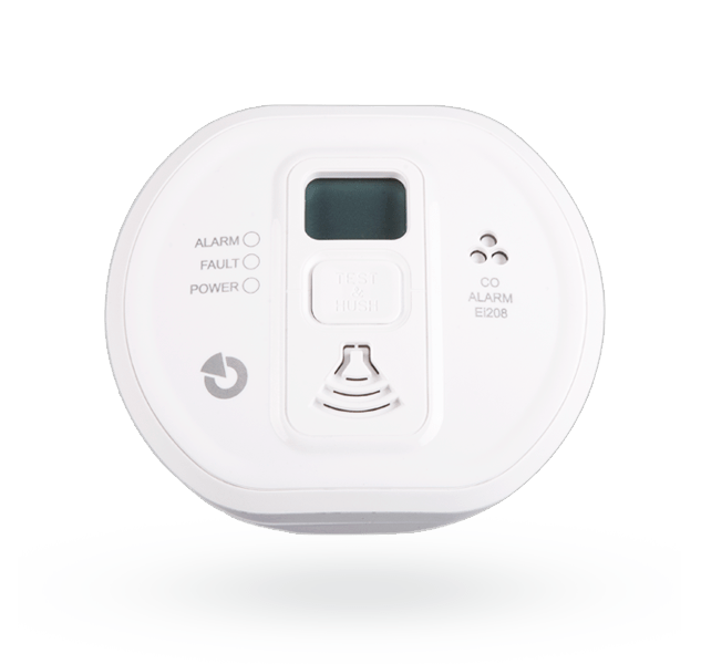Ei208DW — stand-alone koolmonoxide (CO) melder met display