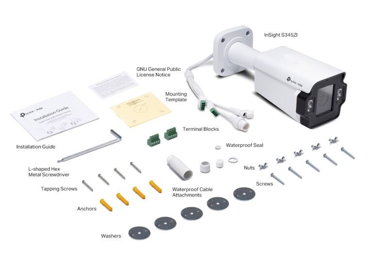 VIGI S345ZI – 4MP IR gemotoriseerde varifocale Turret IP-camera