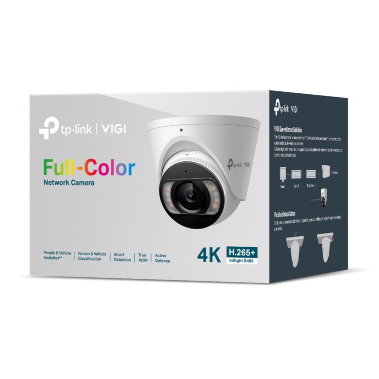 VIGI S485 (2,8mm) – 8MP Full-Color 4K turret IP-camera