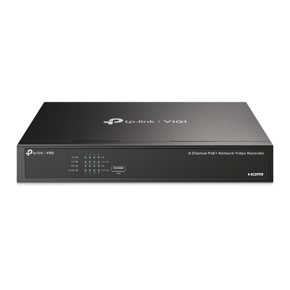 VIGI NVR1008H-8MP – 8-kanaals PoE+ netwerkrecorder (8MP)