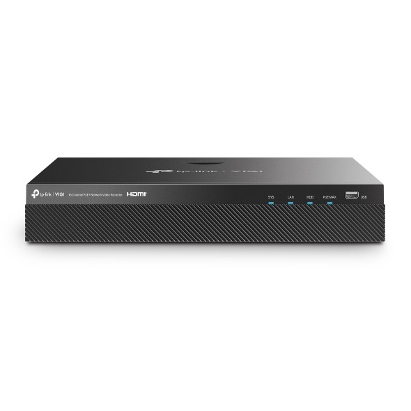 VIGI NVR2016H-16P – 16-kanaals PoE+ netwerkrecorder (2 HDD)